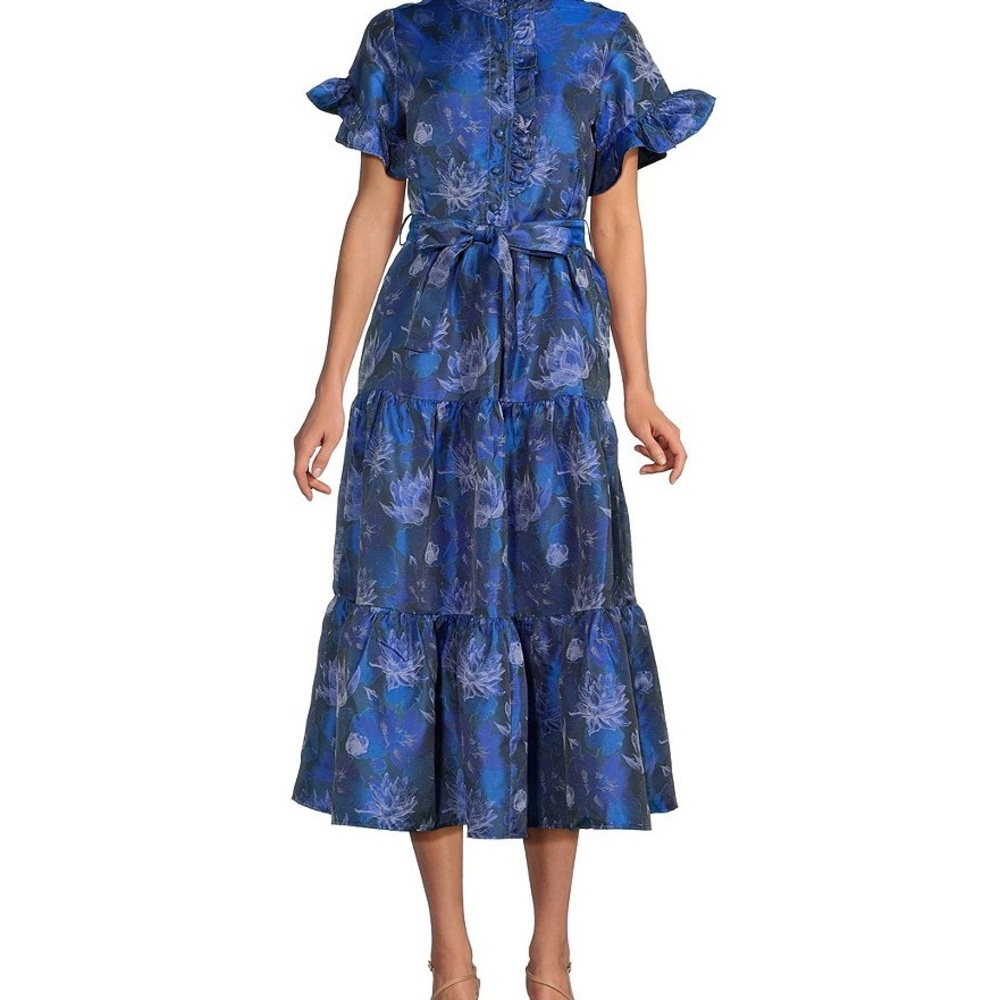 Blue Abbey Glass Dress